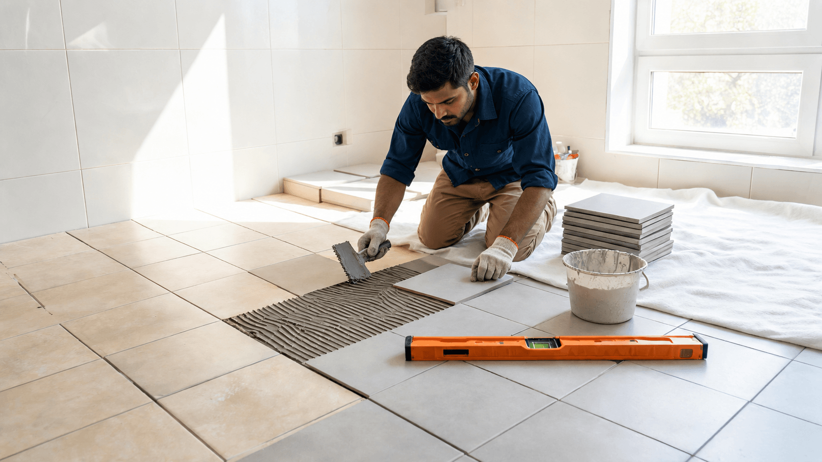 Tile-on-Tile: Lay New Tiles Over Old Ones Without Demolition