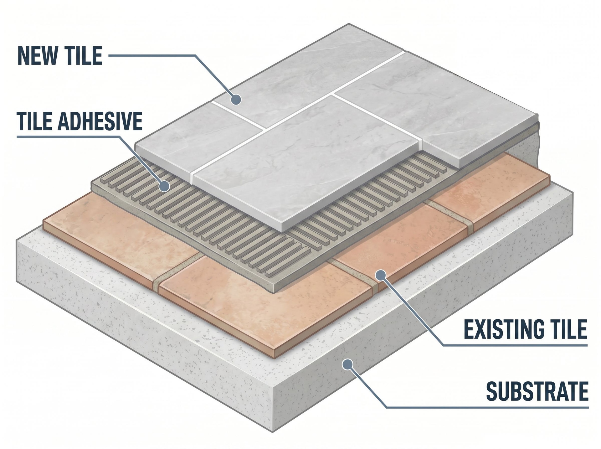 What is a Tile-On-Tile Installation